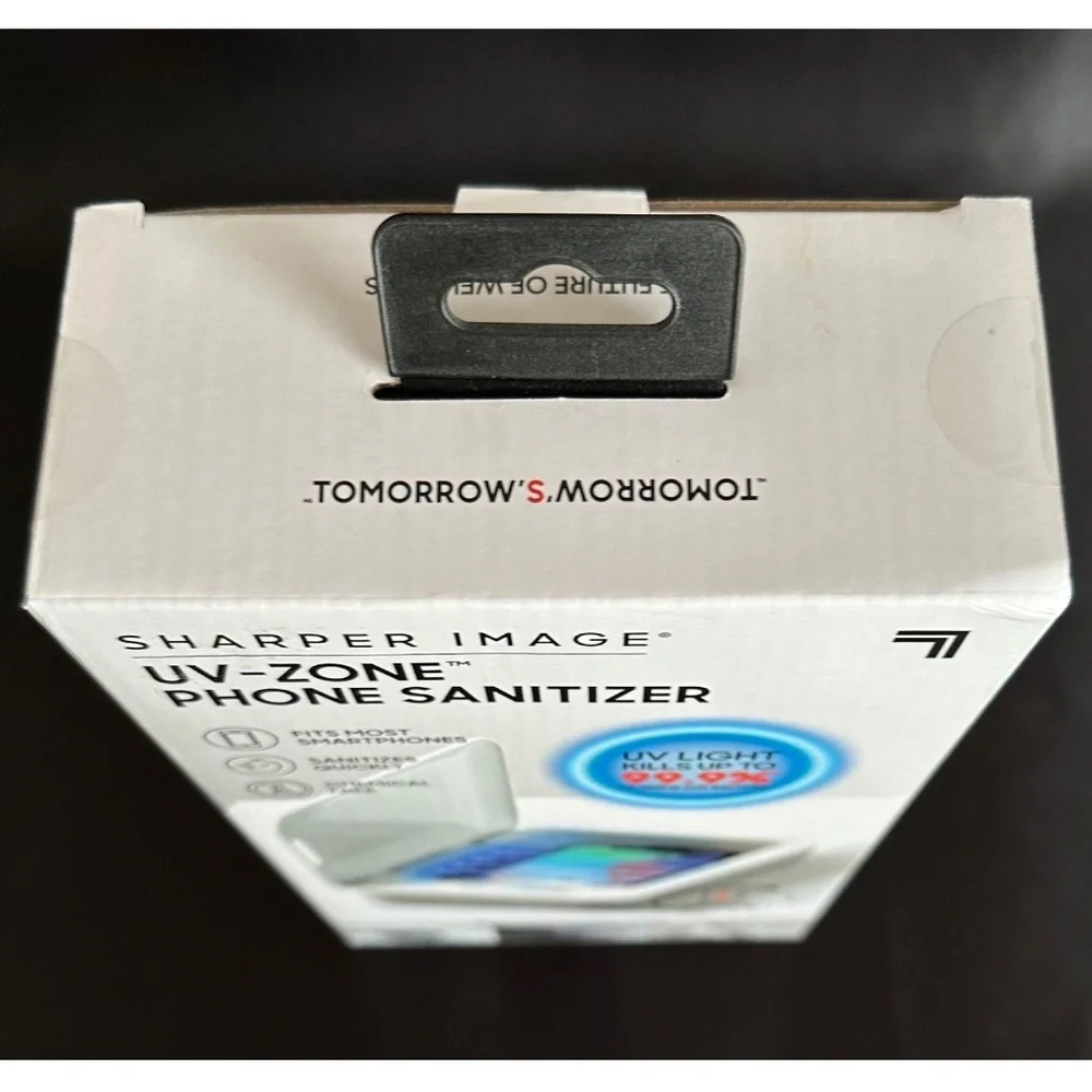 Sharper Image Santitizer Sealed Sanitizes Car Keys Credit Cards Earbuds Phone